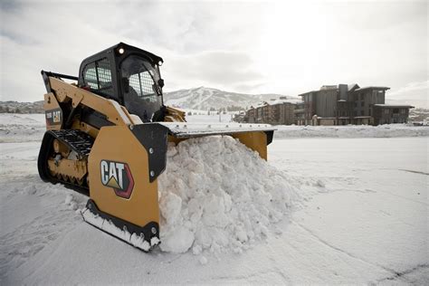 clearing snow with skid steer|best skid steer snow pusher.